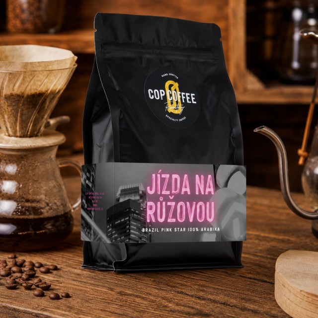 káva Brazil Pink Star 100% směs arabik z Brazílie